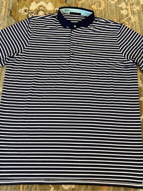 Greyson Striped Golf Polo The Prairie Club Size XL Color Multicolor